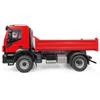 wheelfun 4X2 1/14 RC Hydraulic Dumper Truck Metal 2-Speed Remote Control Tipper Car Model Hobby Grade Model(Red) view 2