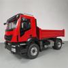 wheelfun 4X2 1/14 RC Hydraulic Dumper Truck Metal 2-Speed Remote Control Tipper Car Model Hobby Grade Model(Red) view 3