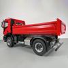 wheelfun 4X2 1/14 RC Hydraulic Dumper Truck Metal 2-Speed Remote Control Tipper Car Model Hobby Grade Model(Red) view 4