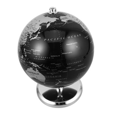 Abaodam Antique Rotating Globe Desk Ornament European Luxury Design for Decor Geography Vintage Earth Display Unique Office Desk Accessory