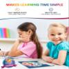 3 Pack Dry Erase Learning Clocks - Award-Winning Large Magnetic Clock & 2 Student Practice Clocks - Analog & Digital Classroom Teaching Tools - Includes E-Book to Help Kids Tell Time Easily view 2