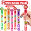 Hero Party Favors for Kids  24PCS POW BAM ZAP Mini Bubble Wands, Great for Birthday Supplies, Piata Fillers, Goodie Bags & Classroom Rewards view 3