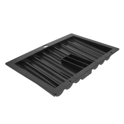 BESTonZON Chips Capacity Acrylic Poker Chip Tray Neatly Organized Storage Portable Box for Gaming Household Poker Holder