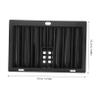 BESTonZON Chips Capacity Acrylic Poker Chip Tray Neatly Organized Storage Portable Box for Gaming Household Poker Holder view 2