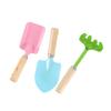 Kisangel 6pc Kids Tools Mini Metal Trowel Rake Shovel Safe Toys for Boys Girls Random Color view 1