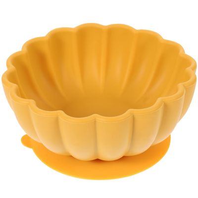 Abaodam Silicone Bowl Flower Shaped Boy Girl Dish Food-grade Silicone for - Dishwasher Microwave Safe for Newborns and Young Boy Girl