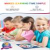 5 Pack Dry Erase Learning Clocks - Award-Winning Large Magnetic Clock & 4 Student Practice Clocks - Analog & Digital Classroom Teaching Tools - Includes E-Book to Help Kids Tell Time Easily view 2