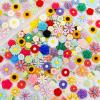 120 Pcs Mini Resin Flowers for Crafts, Cute Small Tiny Flatback Resin Flower Slime Charms Bulk for Scrapbooking DIY Dollhouse Micro Landscape Kawaii Fairy Garden Accessories Miniature Things Decor view 1
