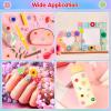120 Pcs Mini Resin Flowers for Crafts, Cute Small Tiny Flatback Resin Flower Slime Charms Bulk for Scrapbooking DIY Dollhouse Micro Landscape Kawaii Fairy Garden Accessories Miniature Things Decor view 3