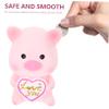 Abaodam Cartoon Shaped Piggy Bank Vinyl Storage Jar Fun Savings Container for Boys and Girls Birthday for Non-breakable and Safe Design view 4