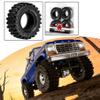 1.3''Soft Rubber Crawler Tires(4PCS) for 1/24 1/18 SCX24 TRX4M AX24 FCX24 FCX18 RC Crawler Car (Style B) view 2