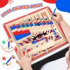 wakeInsa 2 in 1 Magnetic Color and Number Maze,Montessori Toys for Toddler Boys,Wooden Magnet Balls Puzzles,Toddler Busy Board Game,Preschool Learning Activities view 2