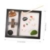 Abaodam Relaxing Desktop Zen Garden Ornaments for Sand Decor Tabletop Zen Garden view 2