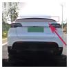 Real Carbon Fiber 2018-2025 Compatible For Tesla Mode Y Trunk Wing Spoiler High Quality Dry Carbon Fiber Original Car Spoiler Accessories(Matte) view 3