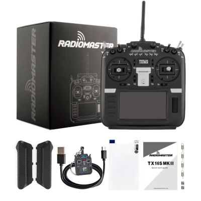 HTLNUZD RadioMaster TX16S MKII V4.0 RC Transmitter with Hall Gimbals ELRS 2.4G for Drone Radio Control Models