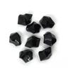 20PCS 25 * 11mm Acrylic Irregular Stone Chessman Game Pieces For Board Game Accessories 20Colors,black view 1