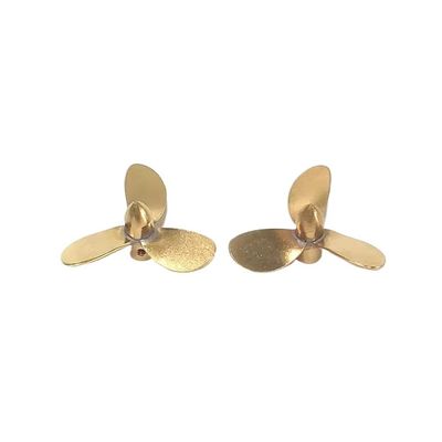 30mm Three-Blade Left/Right Hand Propeller Pair for RC Boats, 2mm Shaft Hole (2PC)