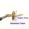 30mm Three-Blade Left/Right Hand Propeller Pair for RC Boats, 2mm Shaft Hole (2PC) view 4