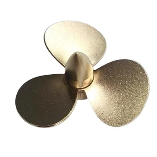 12mm Three-Blade Brass Right Hand Propeller, 1.5mm Shaft Hole (1PC)