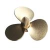 12mm Three-Blade Brass Right Hand Propeller, 1.5mm Shaft Hole (1PC) view 1