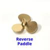 32mm Three-Blade Brass Right Hand Propeller for RC Sailboats, M3 Shaft Hole (1PC) view 2