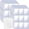 1800 Pockets Card Sleeves Binder Sheets With Trading Card White 3 Ring Binder | 9-Pocket Trading Card Pages | for TCG, Sports, MTG Cards, Collectible Storage & Organization view 1