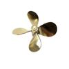 50mm Four-Blade Copper Right Hand Propeller for RC Boats, M4 Shaft Hole (1PC) view 1
