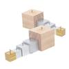 ABOOFAN 10pcs Density Experiment Set Copper Iron Aluminum Wooden Cubes for Science Education and Stem Activities Versatile Teaching Tools for and Mass Exploration view 1