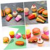 Toddmomy 12pcs Pretend Play Food Set Realistic Burger Hot Dog and French Fries Kitchen Accessories for Boys and Girls for Imaginative Cooking and Role Play Activities view 3