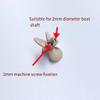 20mm Brass Right Hand Propeller for RC Boats, 2mm Shaft Hole (1PC) view 4
