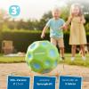 alldoro 60297 XXL Bounce Ball for Children from 3 Years Old, Polyurethane - Large Bounce - Multicoloured, 15 cm view 2