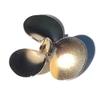 32mm Brass Right Hand 3-Blade Propeller for RC Boats, M3 Shaft Hole, High-Speed Racing Prop (1PC) view 1