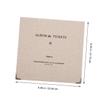 DOITOOL Plane Ticket Commemorative Booklet Stamps Collector Holder Loose-leaf Album view 2