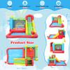 AKEYDIY Inflatable Bounce House for Kids 3-12, Bouncy House with Slide, Trampoline, Ball Pit/Pool, Basketball Hoop, Target, Climbing Wall, Water Cannon, Blower Included, Upgradeable view 4