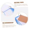 Angoily 120sheets Diy Lined Flashcards with Binder Ring Blank Word Cards for Study Note-taking and Daily Use Smooth Surface for Writing and Creativity for School and Office view 3