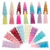 DECHOUS 25pcs Resin Spiral Unicorn Horn Toys Accessories for Diy Headdress Glitter Party Horns view 1