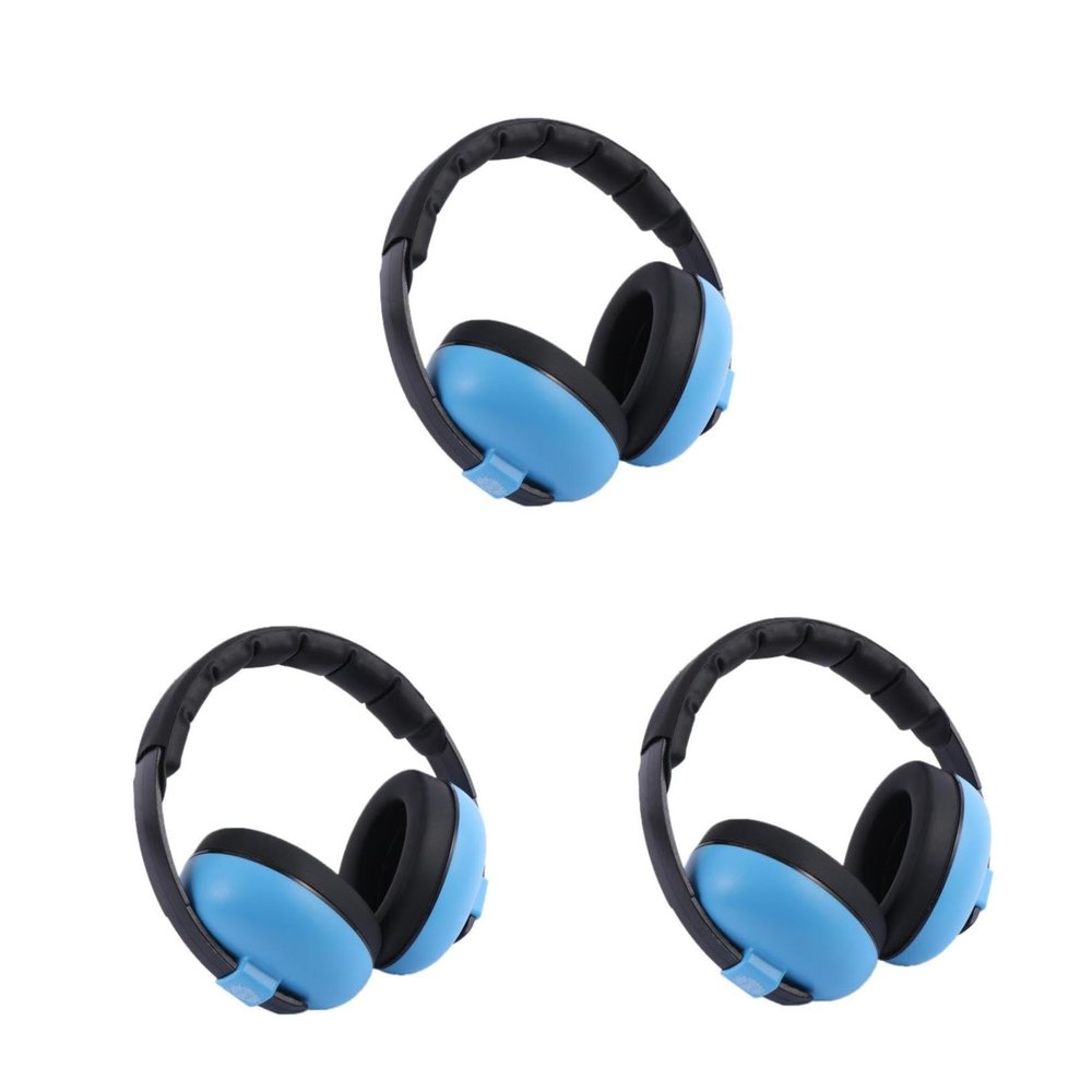 balacoo 3pcs Noise Reduction Earmuffs for Boy Girl Hearing Headphones Comfortable Design for Sleep Travel and Loud Environments Lightweight and Compact for Newborns