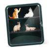 JOINPAYA Figurine Display Case Magnetic Door Organizer Figures Space-Saving Shelf for Collectibles Easy Wall-Mount Installation Design view 1
