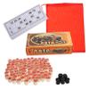 IMIKEYA 1set Game Wooden Cards and Double-Sided Number Chips for Family Gatherings Parties and Group Fun view 1