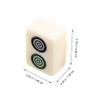 IMIKEYA 1set Portable Chinese Mahjong Game Storage Case Mini Travel Mahjong Kit for Home Parties Lightweight and Practical Design for Fun view 3