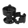 3 in 1 Stroller Cup Holder, 360 Degree Adjustable Double Bottle Holder, Silicone Universal Cup Holder with Hook for Bike Treadmill Motorcycle view 2