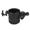 3 in 1 Stroller Cup Holder, 360 Degree Adjustable Double Bottle Holder, Silicone Universal Cup Holder with Hook for Bike Treadmill Motorcycle view 4