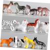 Abaodam 1set Mini Dog Model Collection Realistic Simulation Dog Figurines for Boys and Girls Playtime and Home Decoration Imagination and Recognition Skills view 3