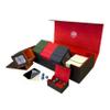 10 in 1 Commander Deck Box Set,for 2400+ Unsleeved Cards,Including Premium XLarge Trading Card Storage Box,5 PCS Deck Case Display,Gift Dice & Card Divider,Fit for MTG/TCG/Magic (Black & Red Set) view 1