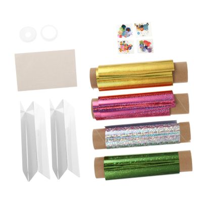 BESTonZON 1set DIY Kaleidoscope Making Kit of Kaleidoscope Materials for Boy Girl Random Colors Creative Craft for Parties and Educational Fun