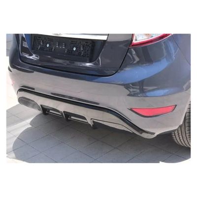 Car Rear Bumper Lip Diffuser Spoiler Rear Side Splitters Flaps Compatible For Ford Fiesta 08-17 Chassis Spoiler Deflector Durable Protector