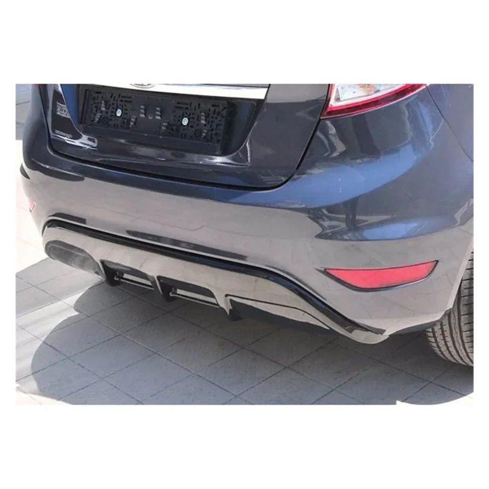 Car Rear Bumper Lip Diffuser Spoiler Rear Side Splitters Flaps Compatible For Ford Fiesta 08-17 Chassis Spoiler Deflector Durable Protector
