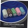 OFFIGAM Transparent Poker Chip Storage Box Visible Chip Organizer for Easy Access Eco-Friendly Acrylic Design for Game and Tournaments view 3