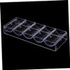 FELTECHELECTR Code Poker Chip Rack Poker Chips Storage Container Case for Night Storage Bin view 3