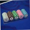 FELTECHELECTR Code Poker Chip Rack Poker Chips Storage Container Case for Night Storage Bin view 4